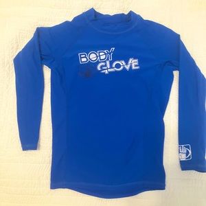 Boys Body Glove Long Sleeve Rash Guard Size 8
